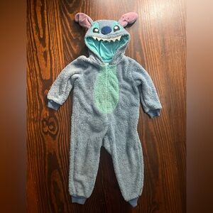 Disney Stitch (from LILO and Stitch) Blue and Green Kids Footie